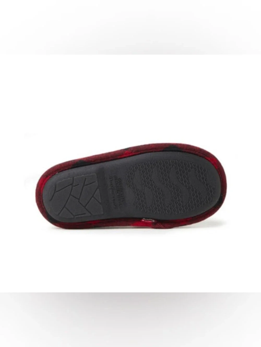 Dearfoams Lil' Bear Buffalo Check Clog Slippers